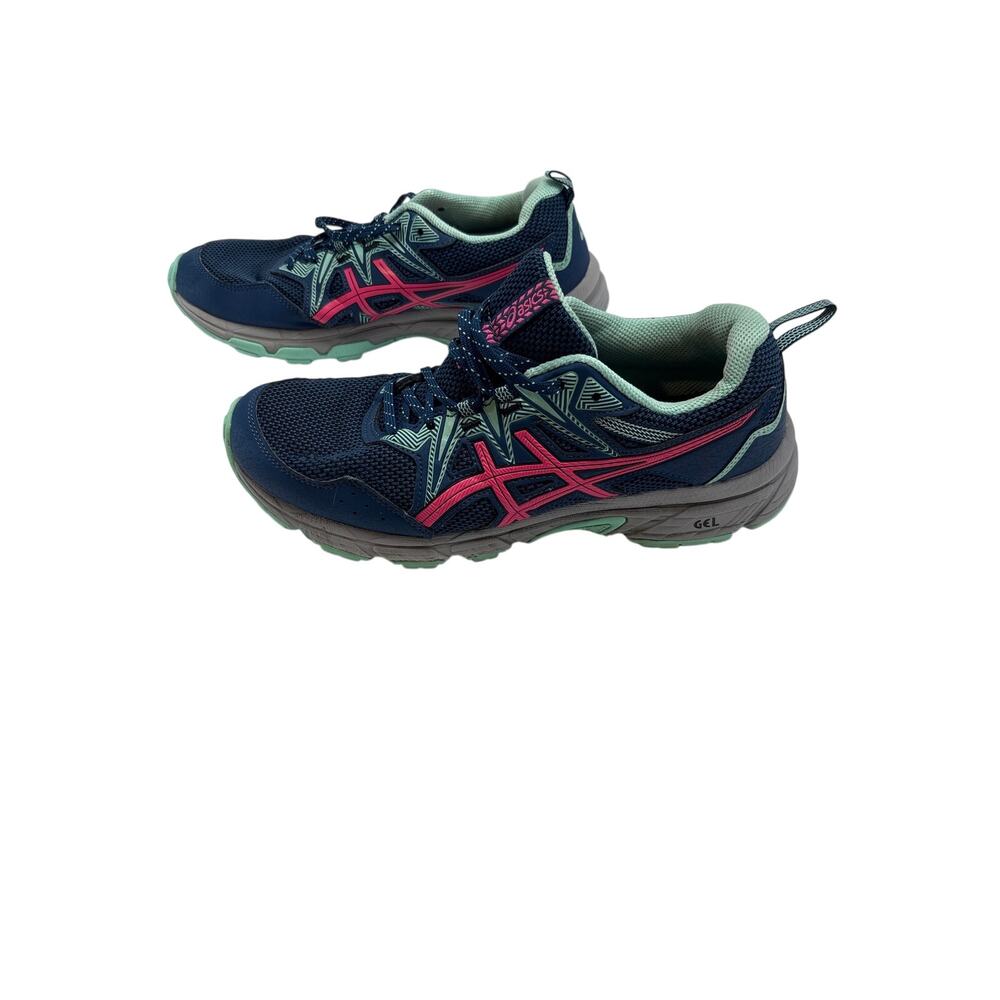 ASICS Gel Venture 8 Women’s Size 10 Blue Pink Trail Running Shoes 1012B230
